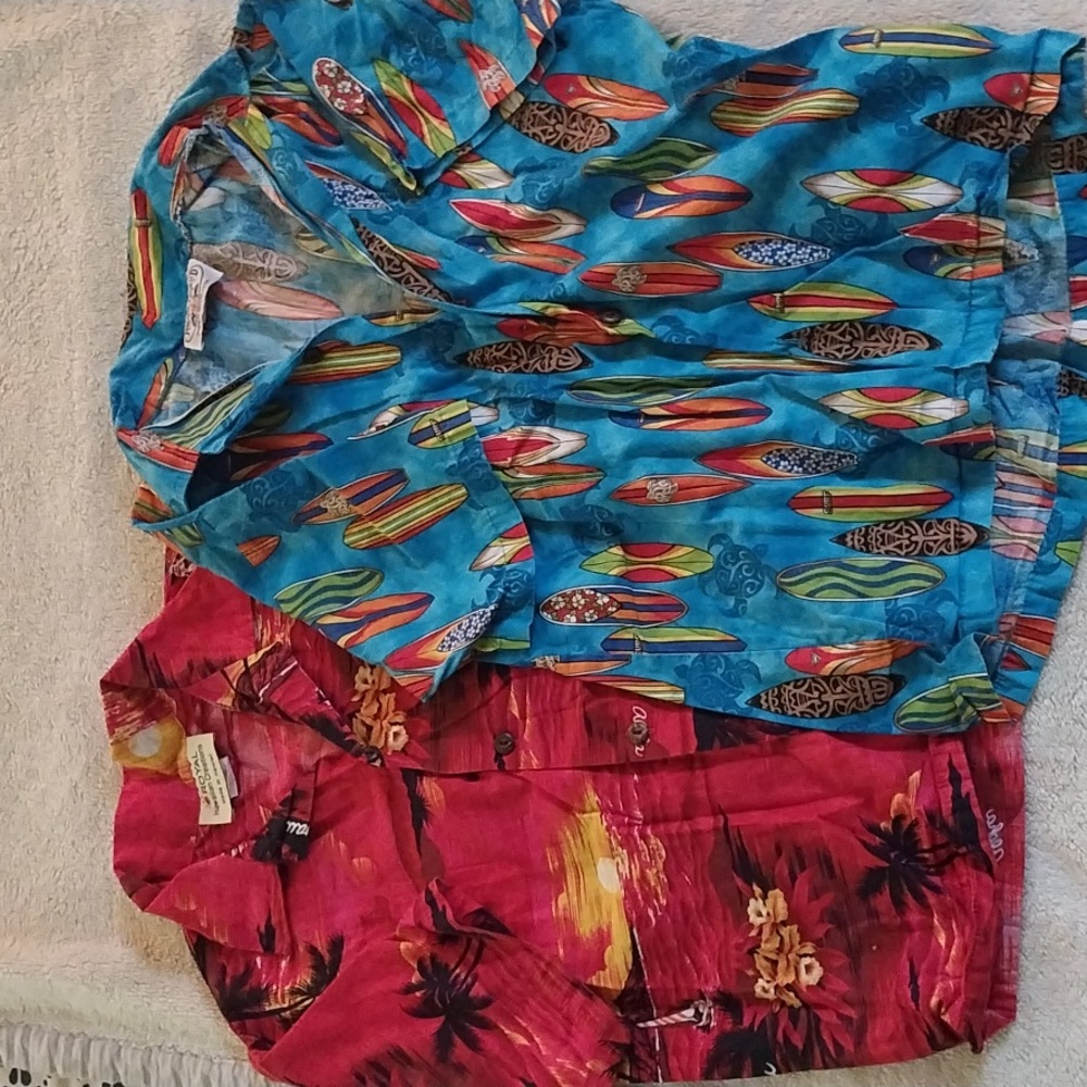 2 boys button down shirts